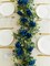 5.91FT Artificial Eucalyptus Greenery with Flowers, Fake Rose Gypsophila for Wedding Spring Home Party Decor (Blue, 1)